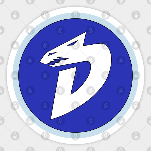 Dinosaucers Sticker by old_school_designs